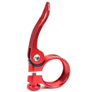 31.8mm Seatpost Clamp Quick Release MTB Bike Seat Post Tube Clip (Red)