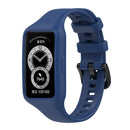 Strap for Huawei Honor Band 6 Pro Silicone Wristband Replace (Navy Blue) Newly