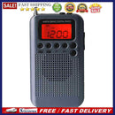 HRD-104 Digital Mini Pocket AM FM Radio with LCD Display 40mm Driver Speaker