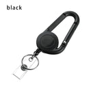 Anti Lost Lanyard Clip Key Ring ID Card Holder Keychain Badge Reel Clip