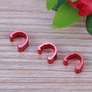 10pcs Bike Bicycle C-Clips Buckle Hose Brake Gear Cable Housing Guide(Red) Newly