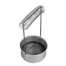 Stainless Steel Paint Brush Disc Cleaner with Screen and Holder Spring 10.5c