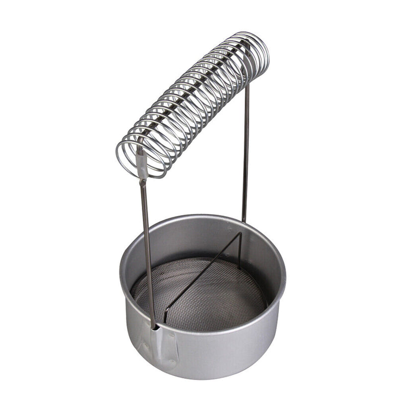 Stainless Steel Paint Brush Disc Cleaner with Screen and Holder Spring 10.5c