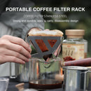 5pcs Stainless Steel Coffee Filter Cup Folding Portable Coffee Drip Dripper