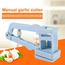 Garlic Press Ginger Cutter Manual Kitchen Grater Masher Grinder (Blue)