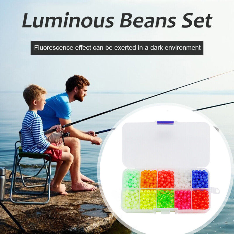 Lure Fishing Luminous Floating Rig Beads Ball Set Carp Night Fishing Tackle