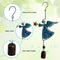 Wind Chimes Hanging Ornament Wind Bell Glass Decoration for Home Garden Porch