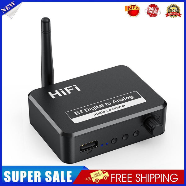 HiFi Sound Bluetooth-compatible Digital to Analog Audio Converter Adapter