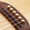 Folk Metal Acoustic Guitar Strings Nail Bridge Pins Fret Holder Solid Cone