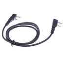 1m/3.28ft 2 Pin Clone Copy Cable for Puxing Wouxun Linton Kenwood Baofeng 2-Way