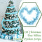 2M Christmas Tree Blue Feather Boa Strip Xmas Ribbon Wedding Garland Decor,`
