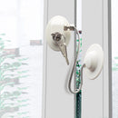Infant Kid Security Window Limiter Baby Safety Furniture Door Lock (White) Newly