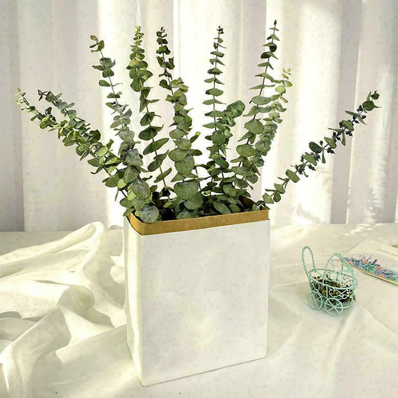 10X Air-dried Flower Eucalyptus Stems Branches Leaves DIY Bouquet Home X8G3 Y8O1