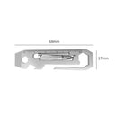 7 in 1 Stainless Steel Emergency Tool Bottle Opener Screwdriver Outdoor EDC Gear