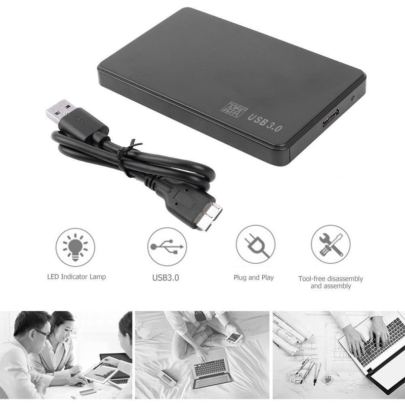 2.5 inch Hard Disk Case SATA USB3.0 HDD 5Gbps External Hard Drive Enclosure
