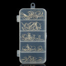 Steel Fishing Acces Barbed Fishhook Three Anchor Treble Fishing Hook Tackle Box