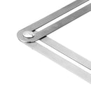 Stainless Steel Four Folding Ruler Measure Angle Four-Sided Protractor Tool