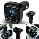 Adapter Car Kit FM Transmitter MP3 Player 2 USB Charger Fast Charger Adapter