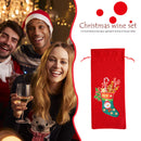 DIY Special Drill Diamond Painting Christmas Wine Bottle Covers (TB007) Newly