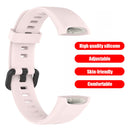 Soft Silicone Strap Wristband Band for Huawei Band 4/Honor Band 5i (Pink) Newly