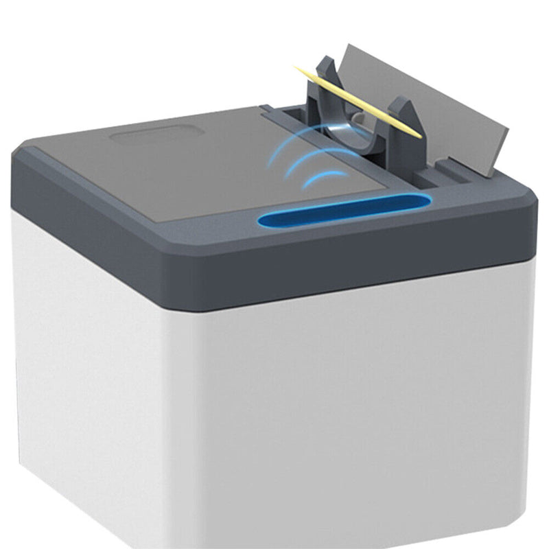 Household Electric Toothpick Storage Box Automatic Dispenser (Dark Blue)