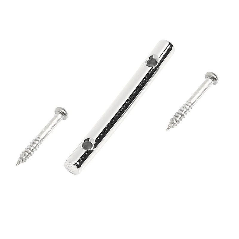 1 Set 45mm Iron Electric Guitar String Retainer Tension Bar with Mounting S