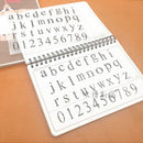 Letter Clear Transparent Silicone Seal DIY Stamp Sheet Photo Album Decor(B)