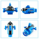 Mini Wireless Remote Control Submarine Electric Underwater Lake Boat (Blue)