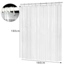 Waterproof Bath Supplies PEVA Plastic Shower Curtain Water Splash Resistant