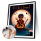 Frameless Painting By Numbers Halloween Pumpkin DIY Handmade Drawing On Can
