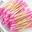 Care Applicator Tool Nose Ears Cleaning Cotton Swabs Bamboo Wood Buds Sticks