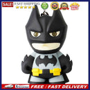 Superhero Batman Design LED Keychain Flashlight Sound Pendant Key Ring Gift