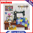 Diamond Painting 5D DIY Sewing Machine Full Round Drill Rhinestone