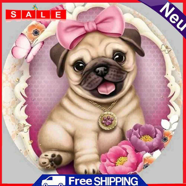 5D DIY Full Drill Diamond Painting Dog Cross Stitch Craft Kit Bedroom Home Decor