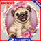 5D DIY Full Drill Diamond Painting Dog Cross Stitch Craft Kit Bedroom Home Decor