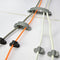 10Pcs Cable Cord Wire Line Organizer Plastic Clips Ties Fixer Holder Black