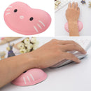 Cartoon Cat Silicone Wrist Rest Mouse Pad Desktop PC Hand Support Cushion Newly