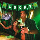 St Patricks Hanging Supplies Set Shamrock Lucky Garland Banner and Swirls