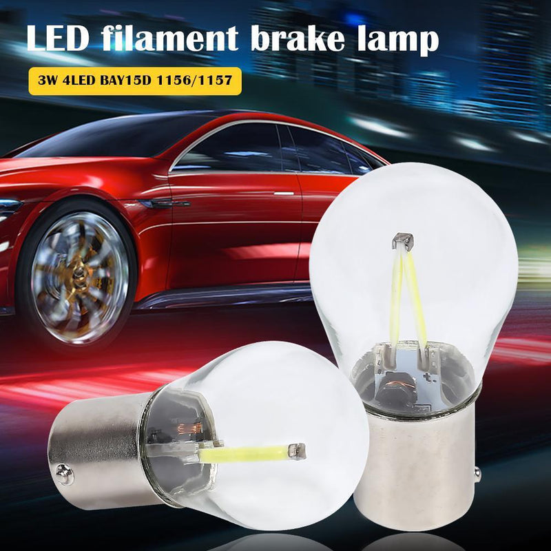 2 Filament LED 1157 BAY15D 1156 BA15S Car Brake Light Auto Turn Signal Lamp Bulb
