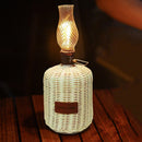 Rattan Gas Tank Cover Outdoor Camping Gas Fuel Canister Storage Protective Ca