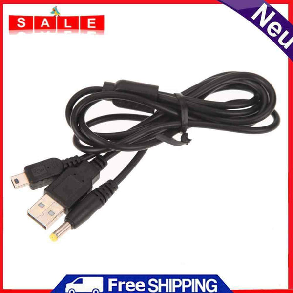 1.2m 2in 1 Game Console USB Data Cable Sync Transmit Power Charging Cable Cha