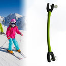 Elastic Clip Removable Winter Ski Tip Connector for Kid Beginner (Green) Newly