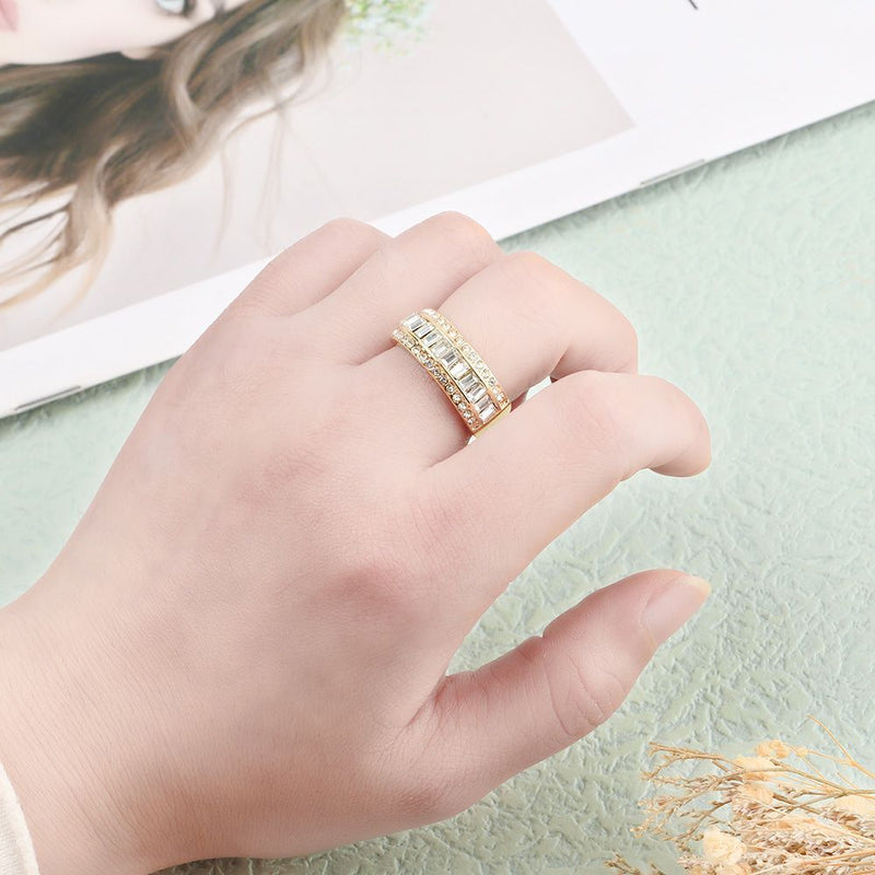 Exquisite Promise Christmas Gift Diamond Ring Womens Jewelry Wedding Ring