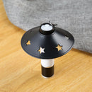 Waterproof Star Hollow PU Leather Lamp Cover Dustproof Lampshade Decoration