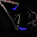 Fluorescent Wheel Bicycle Reflector Bind Pants Leg Reflective Strap (Blue)