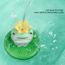 USB Charging Water Play Spray Frog Toddler Baby Bath Swim Pool Cute Sprinkler