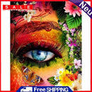Painting By Numbers DIY Flowers Eye Canvas Oil Wall Art Picture Ornaments Kit