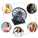 Rechargeable Solar Fan Cooling Desktop Table Collar Mini Portable Clip Fan