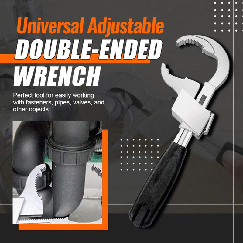 Adjustable Wrench Multifunctional Universal Open End Wrench Bathroom Repair Too_