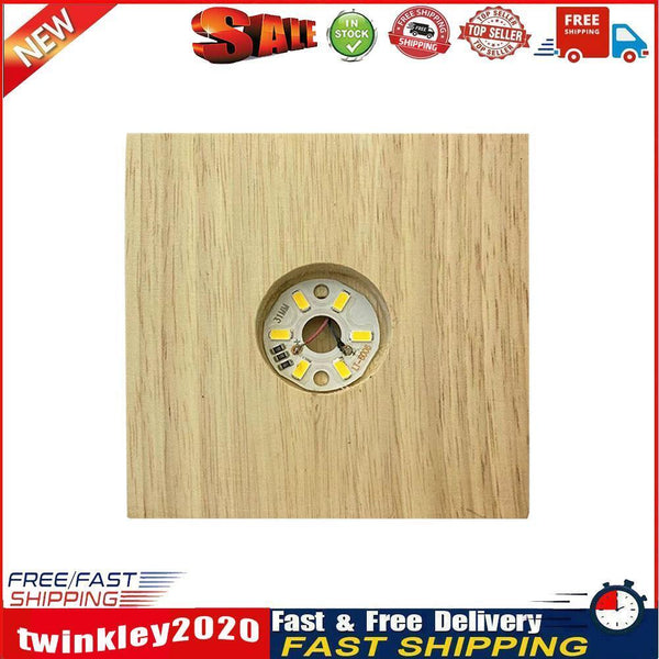 Crystal Glass Artwork Lights Display Base Wooden Light Base Stand (8cm) Newly